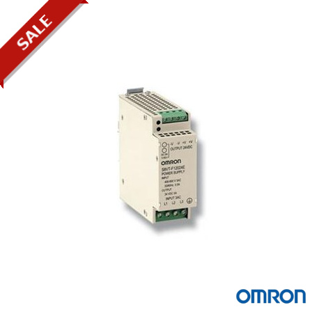 S8VT-F12024E 234023 OMRON Power supply, 120W, 320-480 VAC 3-phase input, 24 VDC 5A output, DIN rail mounting