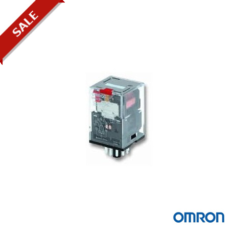 MKS2P DC24 239269 OMRON 10A DPDT Enchuf. Indic. mécanique