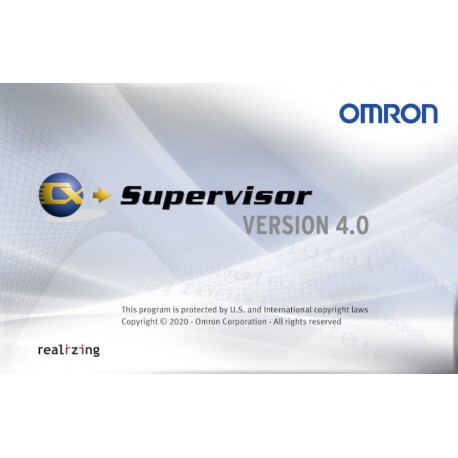 CX-SUPERVISOR-TRIAL-V3 313845 AA029355M OMRON CX-supervisor v3 Version Trial