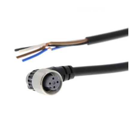 XS2F-E422-G80-E 237194 OMRON With cable, Angled, 4 wire 5m M12 IP69K Resist. Heat