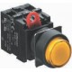 A22-GG 147773 OMRON Pulsanti / Push carriera finale industriali, testa rotonda protetti verde
