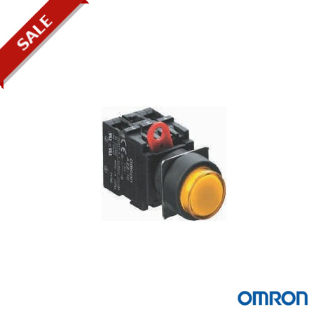 A22-GG 147773 OMRON Pulsanti / Push carriera finale industriali, testa rotonda protetti verde