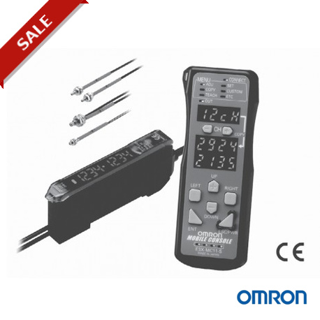 E3X-DA6-S 323835 OMRON I sensori fotoelettrici, l'esposizione doppia 3h cc NPN Teach Collegamento M / E