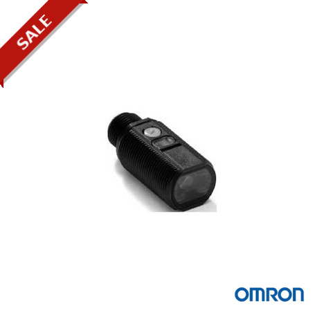 E3FZ-B81 2M 329518 OMRON Détecteurs optoélectroniques, miniature M18 Obj. cc miroir transparent 500mm PNP 3h..