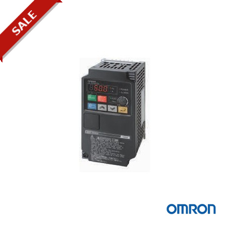 3G3JX-AB004-EF 352849 OMRON conversores de frequência, JX Fase Única, 200-240VAC, 0.4kW, 2.6A, filtro de V /..