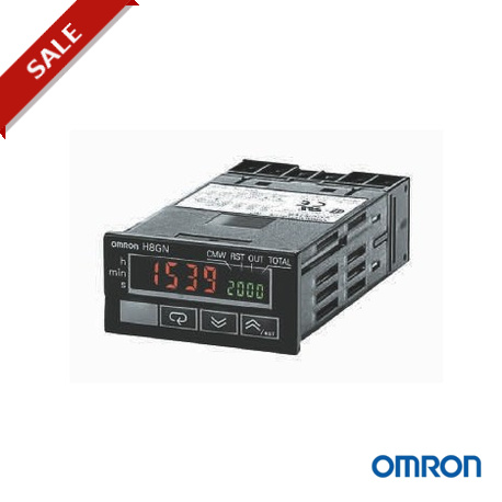 H8GN-AD 232278 OMRON Compteurs, Compteur / Minuteur 24x48 SPDT 24VDC