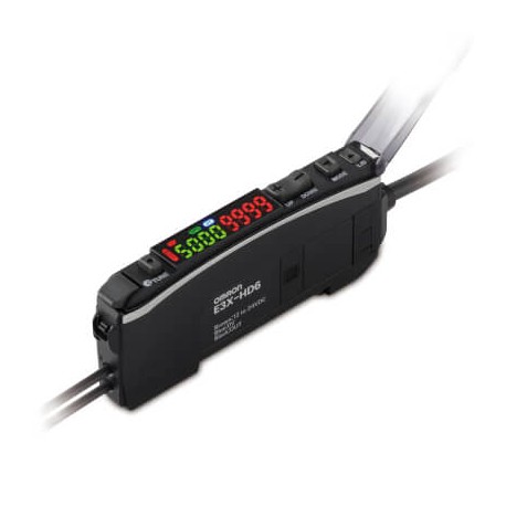 E3X-HD6 356809 OMRON Display Conector cc M/S NPN Smart Teach GIGA RAY II diodo Emissor de luz