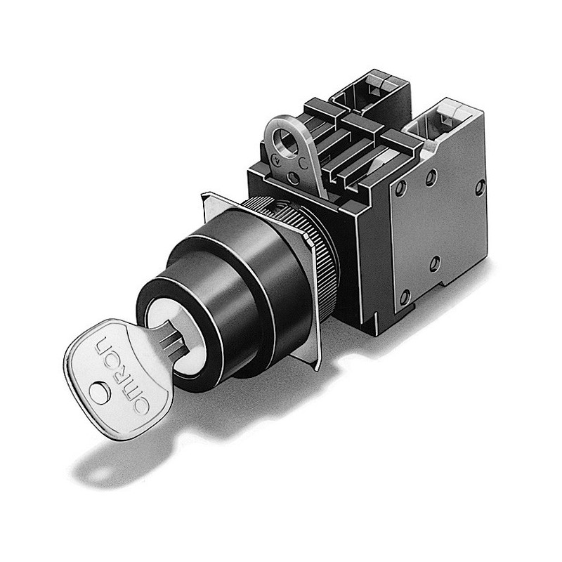 Cabeza seleccionadora 3POS. SCHNEIDER C.LLAVE con IP65 y material