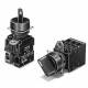A22S-3A 141543 OMRON Carriera finale industriale / Pulsanti, leva selettrice 3 posizione auto testa nera