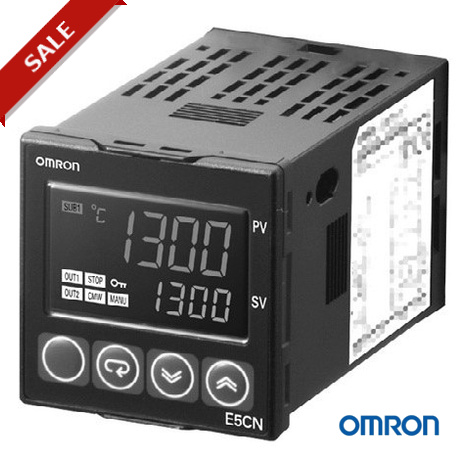 E5CN-R2TU AC100-240 231279 OMRON Температура и процесс Термопара / Pt100 Выход реле 2 Сигналы тревоги 11 шты..