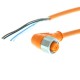 Y92E-S12PVC4A5M-L 224784 OMRON With cable, Angled, 4 wire 5m M12 F & B IP69K