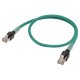 XS6W-6LSZH8SS20CM-G 374612 XS6W0037F OMRON Ethernet Cable F/UTP Cat. 6. Coating LSZH. Green. 0.2 m