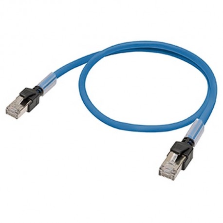 XS6W-6LSZH8SS750CM-B 374608 XS6W0033C OMRON Cavo Ethernet F/UTP Cat. 6. Rivestimento di LSZH. Blu. 7.5 m