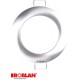 RDFFN ROBLAN Round Fixed for lamps Dichroics Satined Nickel W/GU10.