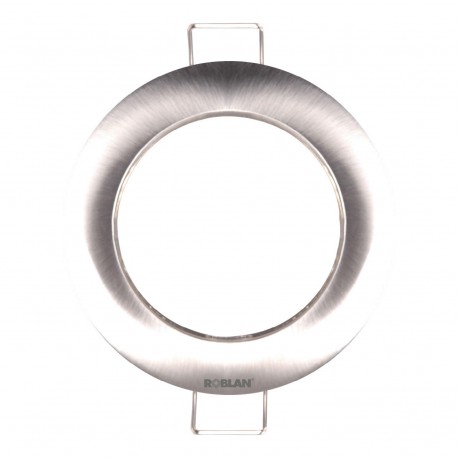 RDFFC ROBLAN lâmpadas dicróicas Aro REDONDO recesso (fixas) Chrome portal c / GU10.