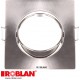 SDFSC ROBLAN Aro SQUARE Einbau dichroitische Lampen (einstellbar) CHROME c / GU10-Portal.