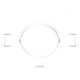 SDFSW ROBLAN Squared Fixed empotrable pour les lampes dichroïquess Blanc c/GU10 portal.