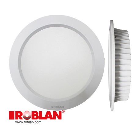 LEDPANEL25C ROBLAN LED Downlight 25W 220-240V 2000Lm 3000K (Blanc)