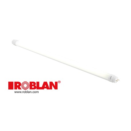 PROT81200F ROBLAN Tubo LED PRO 1200mm 18W 4000K 2500lm,300°, PF0.9, 140lm/W PC+AL Casquillo giratorio