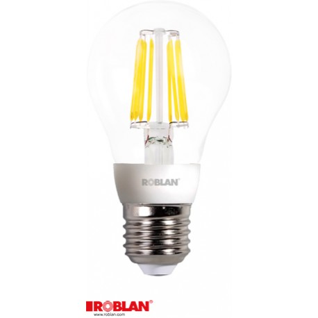  LEDFILEST7C ROBLAN LED Filamento Estandar A60 E27 7W Cálido 2700K 700LM 220-240