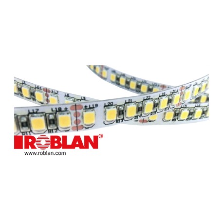 LEDT144HIP67NW ROBLAN Bande de LED 14,4W IP67 12V Blanc Froid 1200lm SMD2835 0.2W 60 LED/m (bobine de 5 mètr..