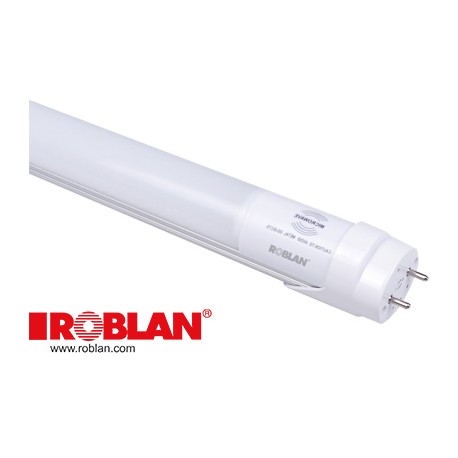 RT818F ROBLAN Tube de LED RADAR 18W Froid 4100K AC 85-265V (15%standby-100% luz 1 min)