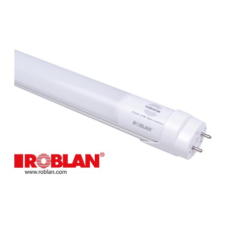 RT818F ROBLAN RADAR tubo de LED 18W AC 85-265V 4100K Frio (15% a 100% espera-light 1 min)