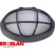  FPL1055L ROBLAN Wall Fixture S/ROUND con X Max 100W BLACK