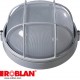 FPL1025SB ROBLAN Plafond Ronde Grille Double X Max 60W Blanc