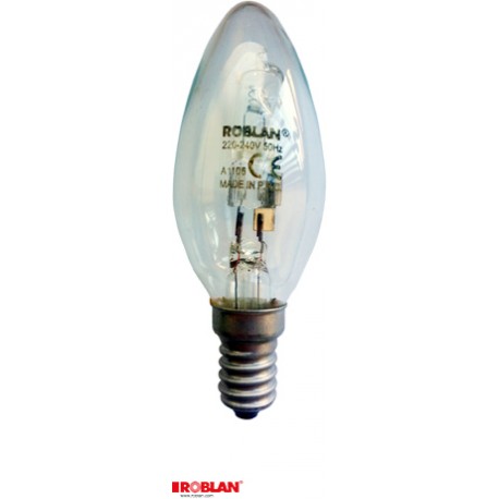 ECOVELA42E14 ROBLAN ECO bougie Halogène 42W E14 220-240V