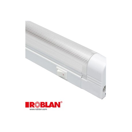 WL025136500 ROBLAN Regleta Electrónica 13W T5 6500K Empalmable C/Int