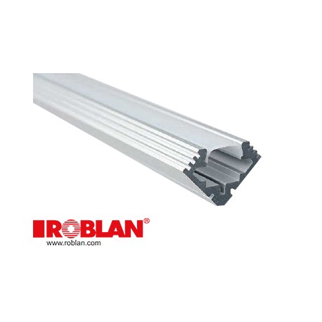 LEDAP1919100 ROBLAN profilo in alluminio 45 100 centimetri modello AP1919 19x19mm