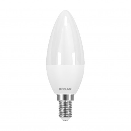 SKYC30BE14 ROBLAN LED Vela 6W Blanco 6500K E14 490lm 220V-240V