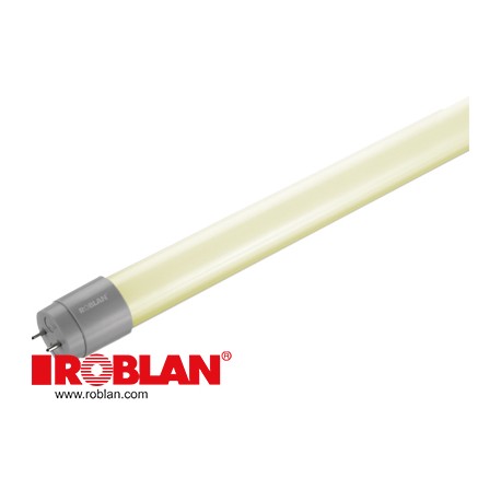 BAKE1200 ROBLAN Tube LED Butcher shop 1200mm 18W R10 60 YELLOW Saturated 2500K-2800K 1440Lm 90-260V 330º