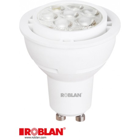 LEDSKY7F ROBLAN GU10 LED Dichroic 6,5W 60 SMD 550LM 4000K fredda 220-240V