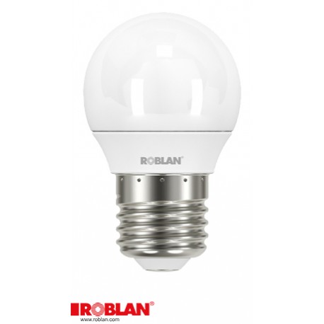 LEDA15B ROBLAN LED Sphérique 3,5W Blanc 6500K E27 280lm 220V-240V