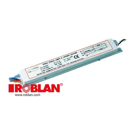 LCYZL218 ROBLAN Balasto Electrónico.Electronic 2x18W