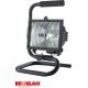  MHL026 ROBLAN Riflettore 150W c / lampada con ASA NERO