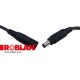 CONIP20JACK ROBLAN Conector IP20 JACK para Tiras LED c/dos cables
