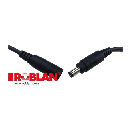 CONIP20JACK ROBLAN conector JACK IP20 para LED Tiras w / dois fios