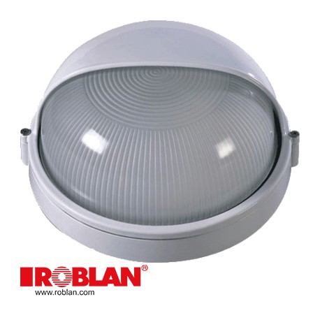 FPL1027L ROBLAN Plafond Ronde Demi-lune Max 100W NOIR