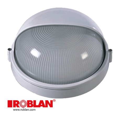  FPL1027L ROBLAN Wall Fixture ROUND Max 100W BLACK