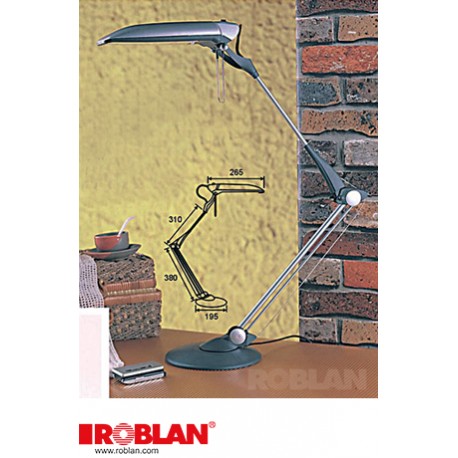 DPL301 ROBLAN lamp table Low Cons SILVER