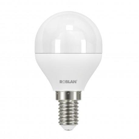 SKYA15BE14 ROBLAN Sferica LED E14 6W bianco 6500K 490lm 220V-240V