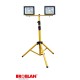 LED017B30 ROBLAN Trípode 2 x Reflector 30W LED 2100lm X 2 100-305V + 3mt cable