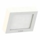 MOONS2619BC ROBLAN LED Panel MOON SURFACE Carrée 18W 100-277V 1460Lm 3000K 227 x 35mm (Blanc)