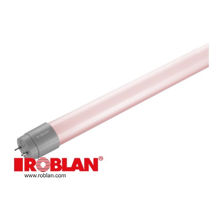 MEAT1500 ROBLAN Tube de LED Boucherie 1500mm 20W R9 80 Rouge Saturé 2400-3000K 1600Lm 90-260V 180º