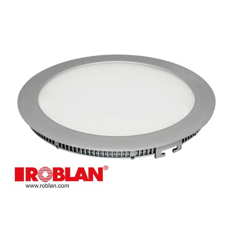LEDPANEL20CH ROBLAN LED Downlight 20W 85-265V 1300Lm 3000K 240 x 20mm (CHROME Mat)