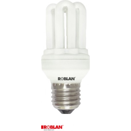 ESL6U112700E27 ROBLAN 6U Faible consommation 6U Mini 11W E27 2700K