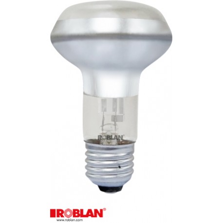 ECOR6342E27 ROBLAN ECO R63 Halogène E27 220-240V 42W 2700K 260Lm Mat